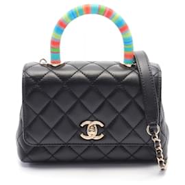 Chanel-Chanel Coco Handle XXS Handbag-Black,Multiple colors