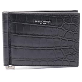 Saint Laurent-Saint Laurent Classic Bill Clip Wallet-Black