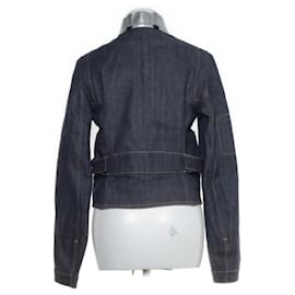 Louis Vuitton-Louis Vuitton Denim Jacket Size FR 38 Perfect Condition-Blue