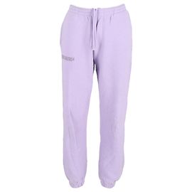 Autre Marque Pangaia Jogginghose mit Kordelzug aus lila Baumwolle Lila