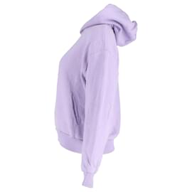 Autre Marque- Pangaia Printed Hoodie in Purple Cotton-Purple