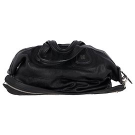 Sac à main Givenchy Nightingale en cuir noir Noir