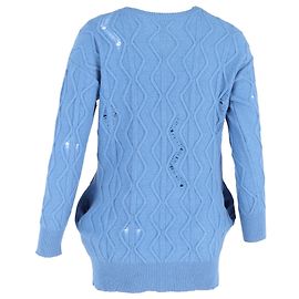 Stella Mc Cartney Strickpullover aus hellblauem Kaschmir von Stella McCartney Blau Hellblau