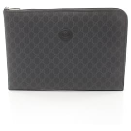 Gucci-Pasta de documentos Gucci GG Supreme-Preto