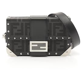 Fendi-Fendi Zucca Trunk Shoulder Bag-Black