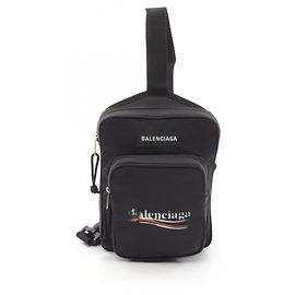 Balenciaga Explorer Bauchtasche Schwarz