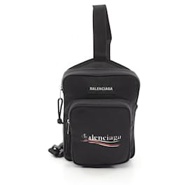 Balenciaga-Bolsa de cintura Explorer da Balenciaga-Preto