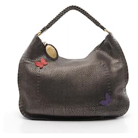 Fendi-Sac à épaule Fendi Selleria-Marron