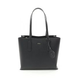 Borsa tote in pelle nera classica Furla Nero
