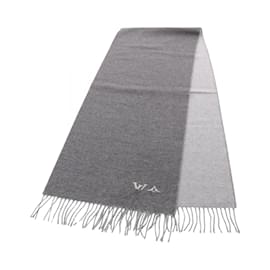 Louis Vuitton-Louis Vuitton Cashmere Stole in Gray-Brown