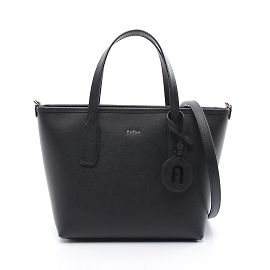 Bolsa tote de couro clássico Furla Preto