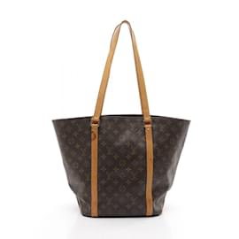Louis Vuitton-Louis Vuitton Monogram Tote Bag-Brown,Monogram