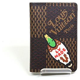 Louis Vuitton N60391 NIGO Card Holder Brown