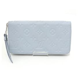 Louis Vuitton-Louis Vuitton Zippy Wallet in Washed Blue-Blue