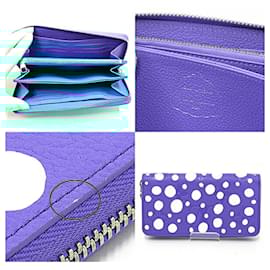 Louis Vuitton-Louis Vuitton LV×YK Zippy Wallet Infinity Dot Blue Blanc-Blue