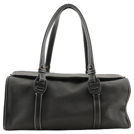 Salvatore Ferragamo Vara Handbag Black