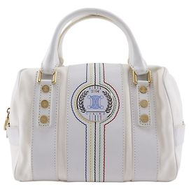 Céline Celine Boston Handbag - 2004 Athens Olympics Limited Edition White