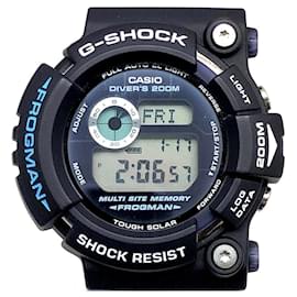 Autre Marque-Casio G-Shock GW-205K-2 Frogman Wristwatch-White,Navy blue