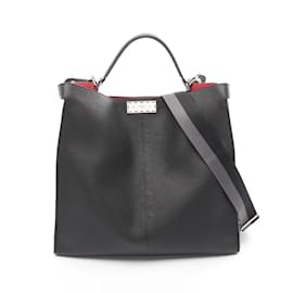 Fendi-Fendi Peekaboo X-Lite Shoulder Bag-Black