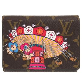 Cartera Victorine Vivienne Monogram Louis Vuitton Castaño