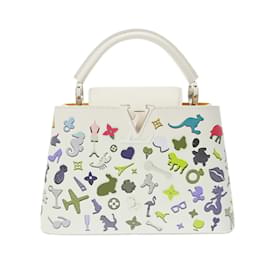 Louis Vuitton-Louis Vuitton Capucines BB Handbag-White
