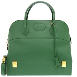 Hermès-Hermes MacPherson Couché Vert G Stamped Handbag-Light green