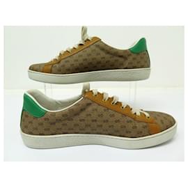 Gucci-GUCCI X DISNEY ACE MICKEY 602548 SHOES 9 43 SNEAKERS-Beige