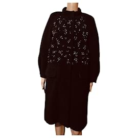 Red Valentino-Coats, Outerwear-Black