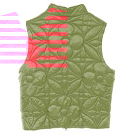 Louis Vuitton-Louis Vuitton LVSE Padded Monogram Flower Polyester Vest-Red