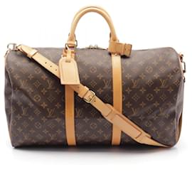 Louis Vuitton-Louis Vuitton Keepall Bandouliere 50 Monogram Bag-Brown