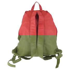 Balenciaga-Balenciaga Suede/Leather Traveler Backpack-Red