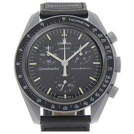 Omega Swatch Speedmaster Mission to the Moon SO33M100 Black