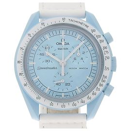 Omega Swatch Speedmaster Mission to Uranus SO33L100 Blue