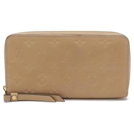 Louis Vuitton-Louis Vuitton Monogram Empreinte Zippy Wallet M60746-Beige