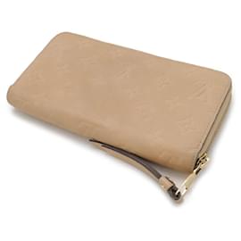 Louis Vuitton-Louis Vuitton Monogram Empreinte Zippy Wallet M60746-Beige