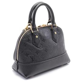 Louis Vuitton-Louis Vuitton Neo Alma BB Monogram Noir Leather Handbag-Black