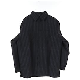 Fendi-Fendi Wool Outerwear Black/Blue FW0288-Other