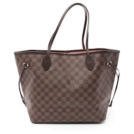 Louis Vuitton-Louis Vuitton Neverfull MM Damier Ebene Tote Bag-Brown