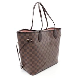 Louis Vuitton-Louis Vuitton Neverfull MM Damier Ebene Tote Bag-Brown