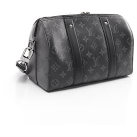 Louis Vuitton-Louis Vuitton City Keepall Monogram Eclipse Bag-Grey