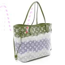 Louis Vuitton-Louis Vuitton Neverfull MM Escale Monogram Tote-Red
