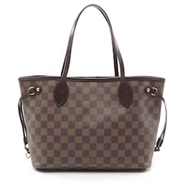 Louis Vuitton-Louis Vuitton Neverfull PM Damier Ebene Tote Bag-Brown