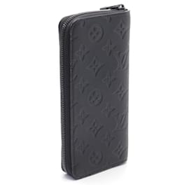 Louis Vuitton-Louis Vuitton Zippy Wallet Monogram Shadow Black-Black