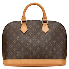 Louis Vuitton-Louis Vuitton Monogram Alma PM Handbag Brown-Brown