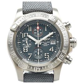 Breitling Avenger Bandit Watch E13383 Titanium Rubber Black
