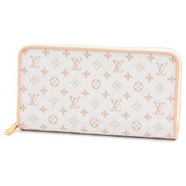 Louis Vuitton-Louis Vuitton Zippy Wallet Monogram White-White