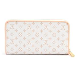 Louis Vuitton-Louis Vuitton Zippy Wallet Monogram White-White