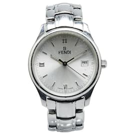 Fendi-Fendi Stainless Steel Quartz Watch 210G-Silvery