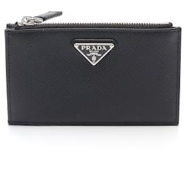 Prada-Prada Saffiano Leather Card Case 2MC086QHHF0002-Black
