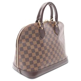 Louis Vuitton-Louis Vuitton Alma Handbag PVC Leather-Brown